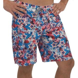 Dolfin Uglies‎ Board Short Mens M Liberty 9 Inch Cargo Pocket Swim 5038